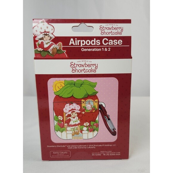 Strawberry Shortcake Generation 1 & 2 Airpods Case - NEW - Picture 2 of 4
